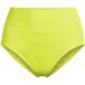 Women's Chlorine Resistant Pinchless High Waisted Bikini Bottoms, Front