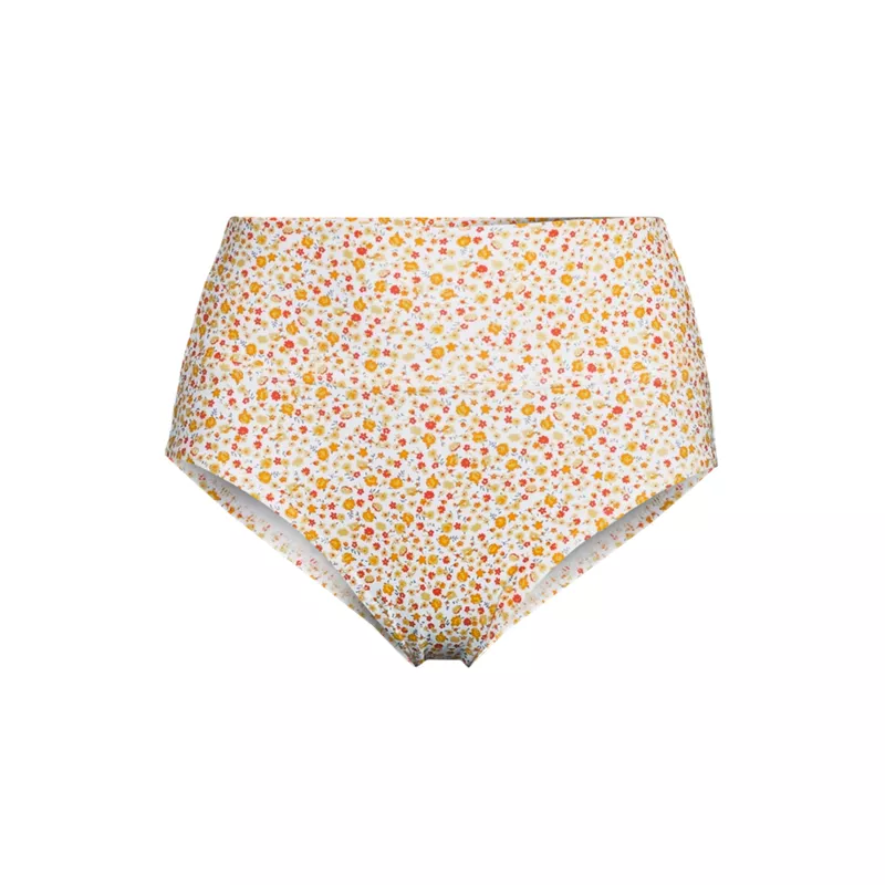 Women's Plus Size Pinchless High Waisted Bikini Bottoms, Front