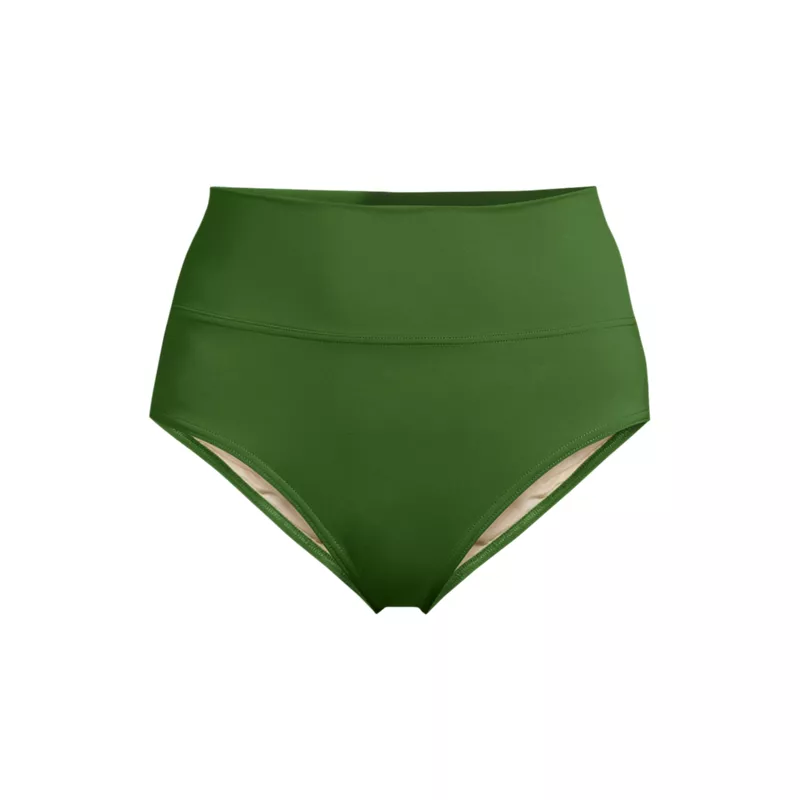 Women's Pinchless High Waisted Bikini Bottoms, Front
