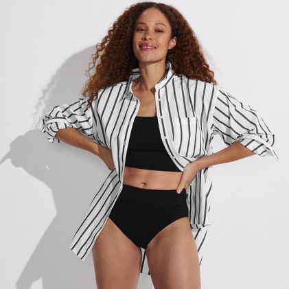Women's Pinchless High Waisted Bikini Bottoms - primary