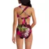 Women's V-Neck Bikini and High Waisted Bottom Swimsuit Set, Back