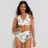 Women's V-Neck Bikini and High Waisted Bottom Swimsuit Set, alternative image