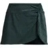 Women's Chlorine Resistant Shine Twist Front Mini Swim Cover-up Skirt, Front