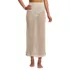 Women's Cotton Open Knit Maxi Swim Cover-up Skirt, Front