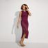 Women's Cotton Open Knit Maxi Swim Cover-up Skirt, alternative image