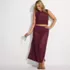 Women's Plus Size Cotton Open Knit Maxi Swim Cover-up Skirt, alternative image