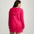 Women's Plus Size Rayon Rib Hooded Mini Cover-up Dress, Back