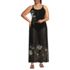 Women's Plus Size Mesh Scoop Neck Swim Cover-up Maxi Dress, Front