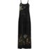 Women's Mesh Scoop Neck Swim Cover-up Maxi Dress, Front