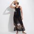 Women's Mesh Scoop Neck Swim Cover-up Maxi Dress, alternative image