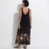 Women's Mesh Scoop Neck Swim Cover-up Maxi Dress, Back