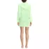 Women's Rayon Rib Hooded Mini Cover-up Dress, Back