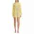 Women's Rayon Rib Hooded Mini Cover-up Dress, Front