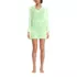 Women's Rayon Rib Hooded Mini Cover-up Dress, Front