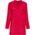 Women's Petite Rayon Rib Hooded Mini Cover-up Dress, Front