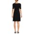 Women's Elbow Sleeve Tie Waist Dress, Back