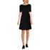 Women's Elbow Sleeve Tie Waist Dress, Front