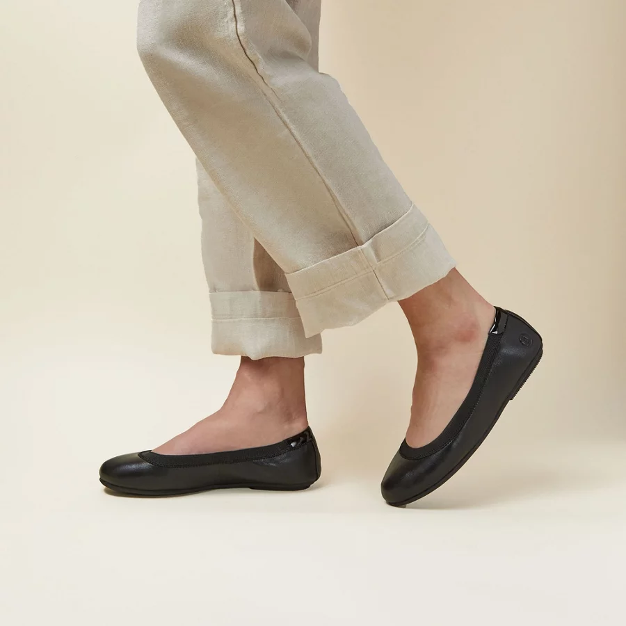 Women's Comfort Slip On Leather Ballet Flats view 6