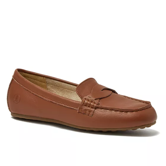 Women's Comfort Slip On Leather Loafers - primary