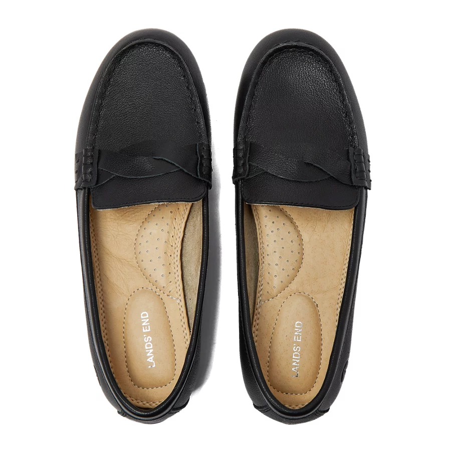 School Uniform Women's Comfort Slip On Leather Loafers view 3