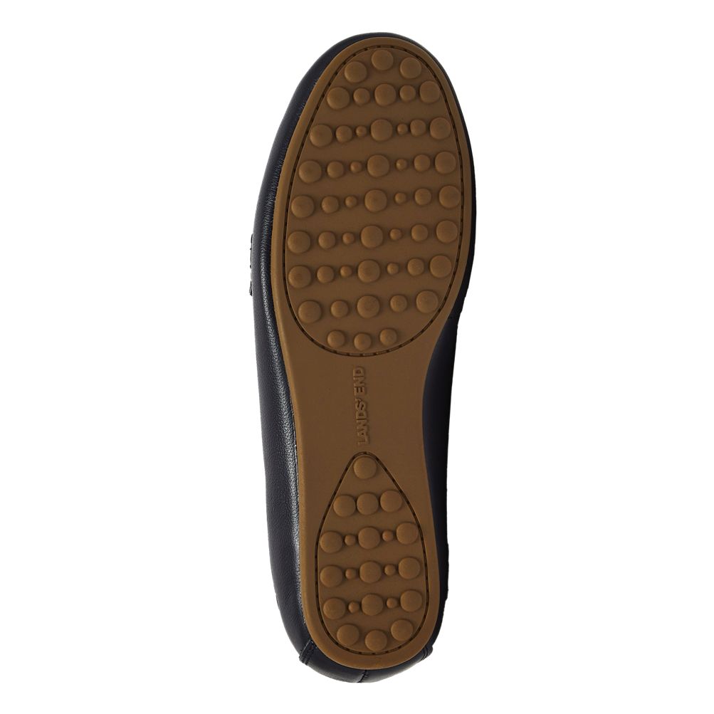 School Uniform Women's Comfort Slip On Leather Loafers Lands' End