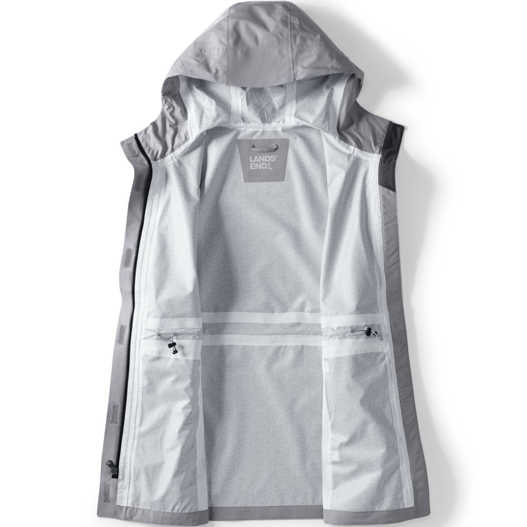 Women's Waterproof Hooded Packable Rain Jacket