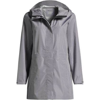 Women's Waterproof Hooded Packable Rain Jacket - image 1