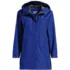 Women's Plus Waterproof Hooded Packable Rain Jacket, Front