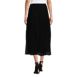 Women's Chiffon Elastic Waist Pleated Midi Skirt, Back