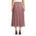 Women's Chiffon Elastic Waist Pleated Midi Skirt, Back
