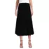 Women's Chiffon Elastic Waist Pleated Midi Skirt, Front