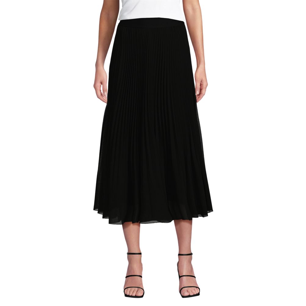 【BAON】Sherden pleats midi skirt Brown Plaid Flannel Pleated Midi Skirt | Minga London