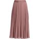 Women's Chiffon Elastic Waist Pleated Midi Skirt, Front