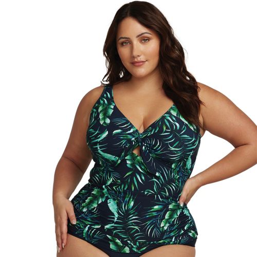 Artesands Women's Plus Size Ze Blu Chagall Midkini Curve Fit