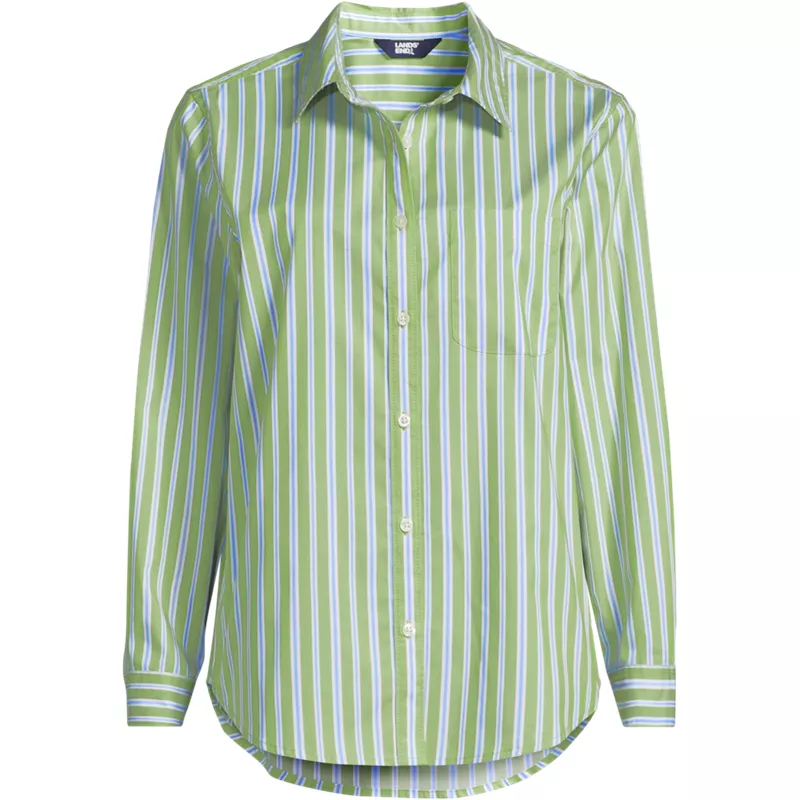 Women's Cooling Button Front Shirt, Front