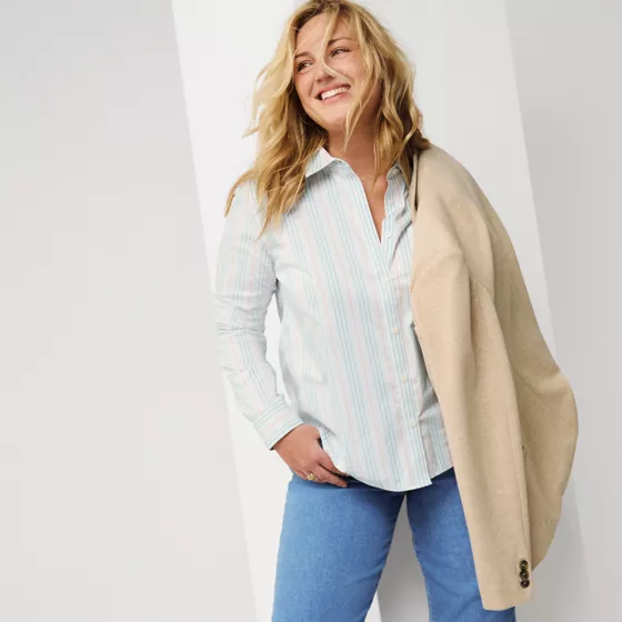 Women's Cooling Button Front Shirt - primary