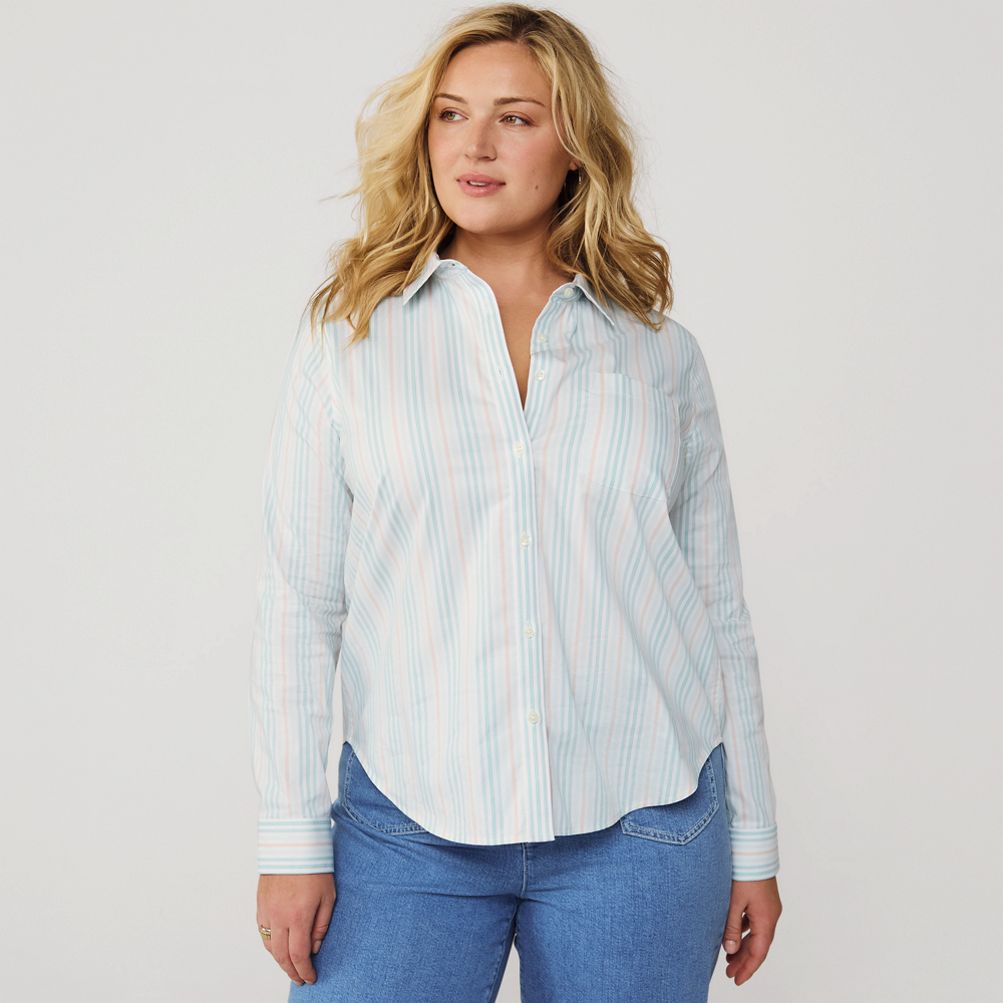 Women's Cooling Button Front Shirt | Lands' End