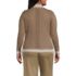 Women's Plus Size Active Ribbed Zip Front Sweater Jacket, Back