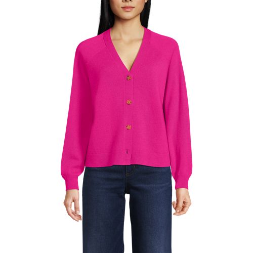 Women's Cashmere Cardigan, Front