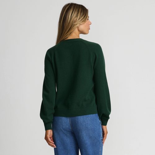 Women's Cashmere Cardigan, Back