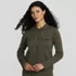 Women's Petite Fine Gauge Cotton Sweater Jacket, Front