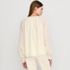 Women's Clip Dot Chiffon Blouse, Back