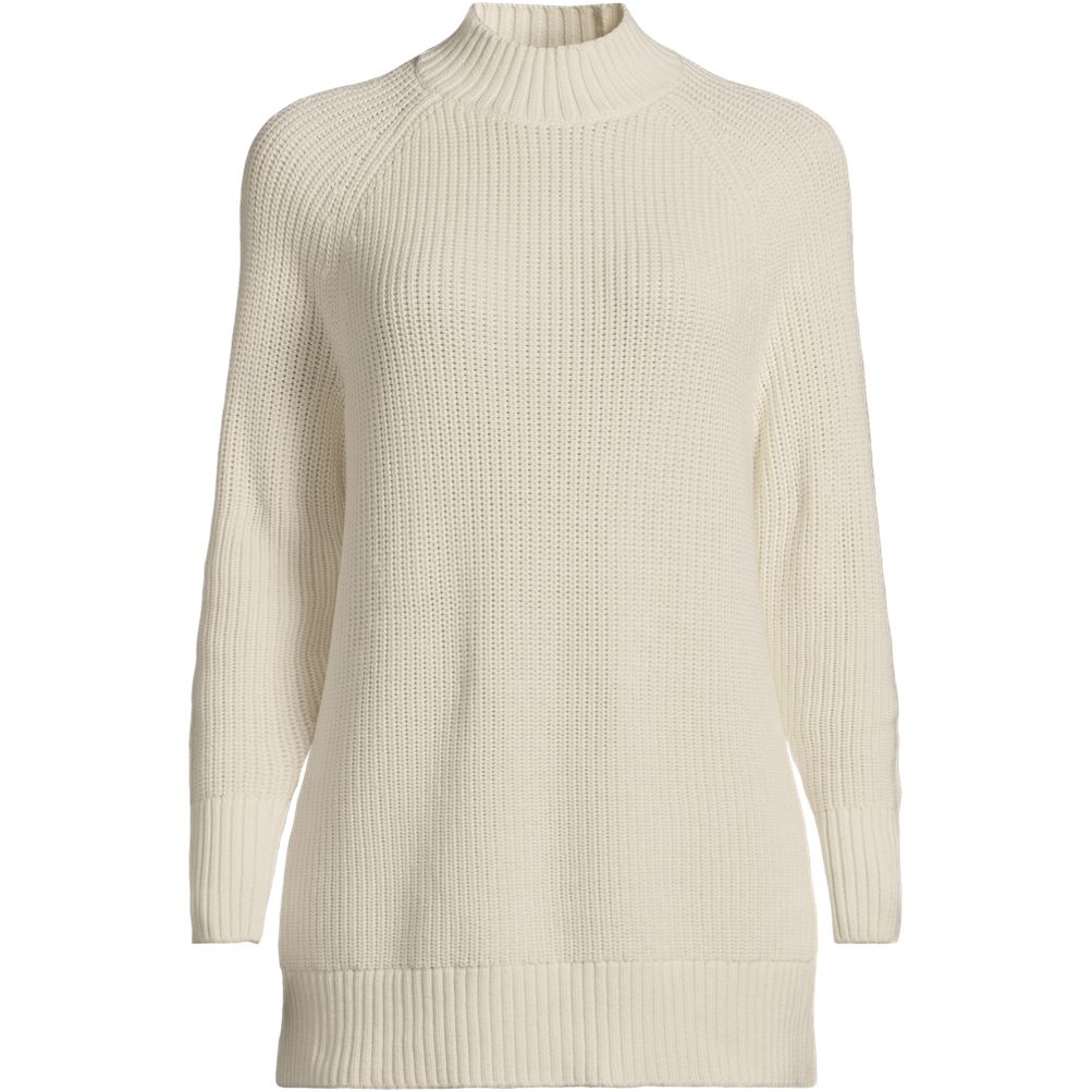 67▢アンドワンダー dryrip long pullover UT0106-6 Women's Drifter Shaker Easy Fit Mock Neck Tunic Sweater