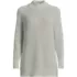 Women's Drifter Shaker Easy Fit Mock Neck Tunic Sweater, Front