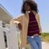 Women's Drifter Shaker Easy Fit Mock Neck Tunic Sweater, alternative image