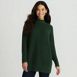 Women's Drifter Shaker Easy Fit Mock Neck Tunic Sweater, Front