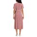 Women's Crepe Wrap Midi Dress, Back