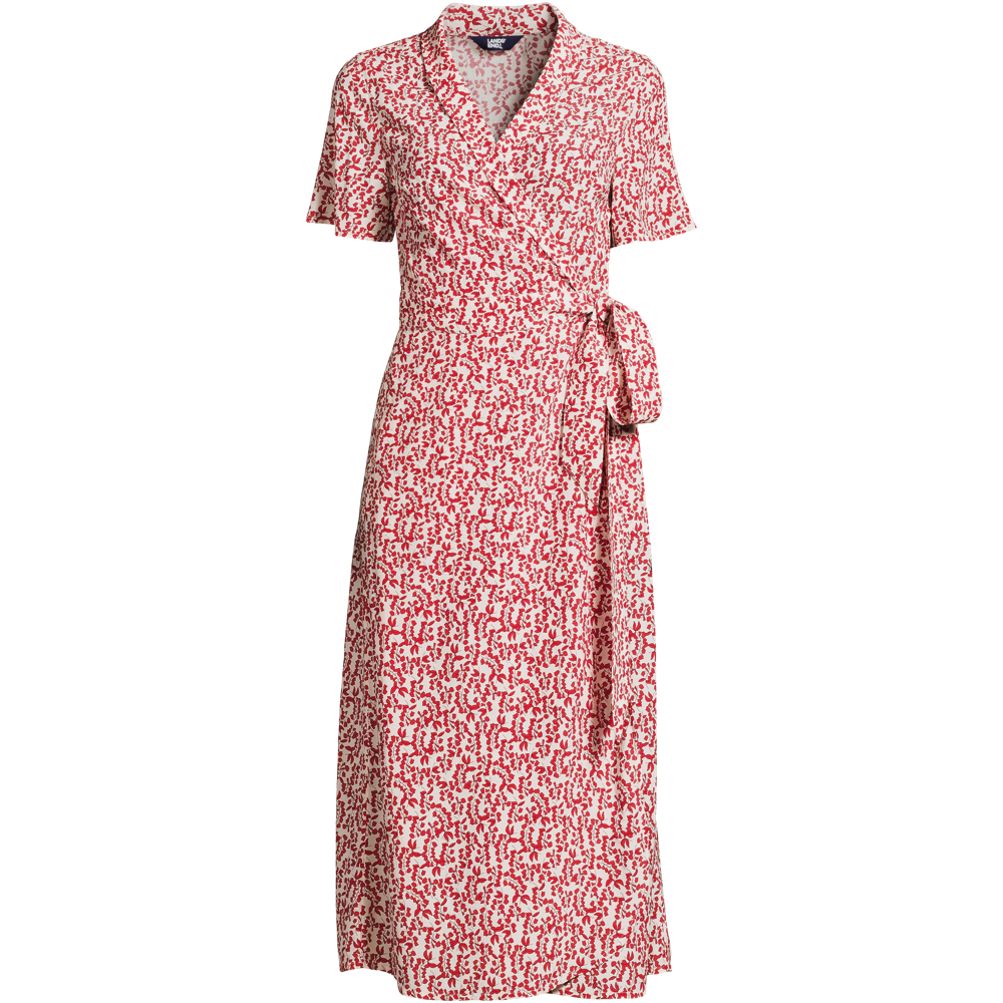 Lands end fashion wrap dress