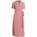 Women's Crepe Wrap Midi Dress, Front