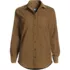 Women's Plus Size Pincord Button Front Shirt, Front